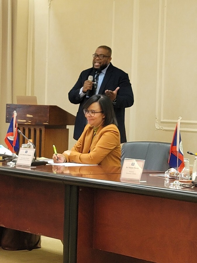 貝里斯駐台大使 H.E. Katherine Meighan(梅根大使) 擔任主席